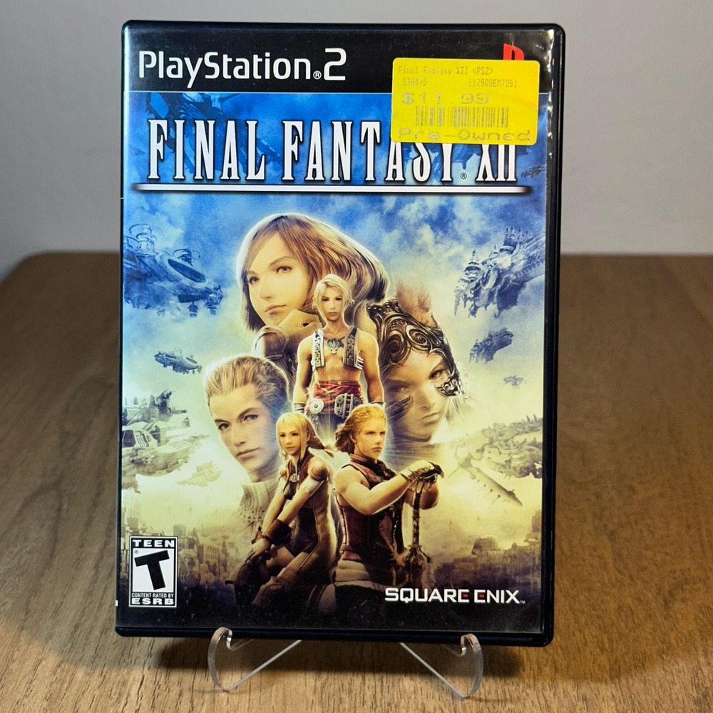 Final Fantasy XII PS2 PlayStation 2 Complete CIB Tested Authentic Square Enix